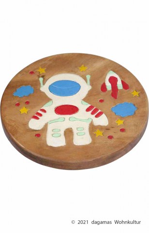 Kinderhocker-Astronaut-Motiv