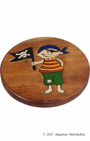 Kinderhocker-Piratenjunge-Motiv